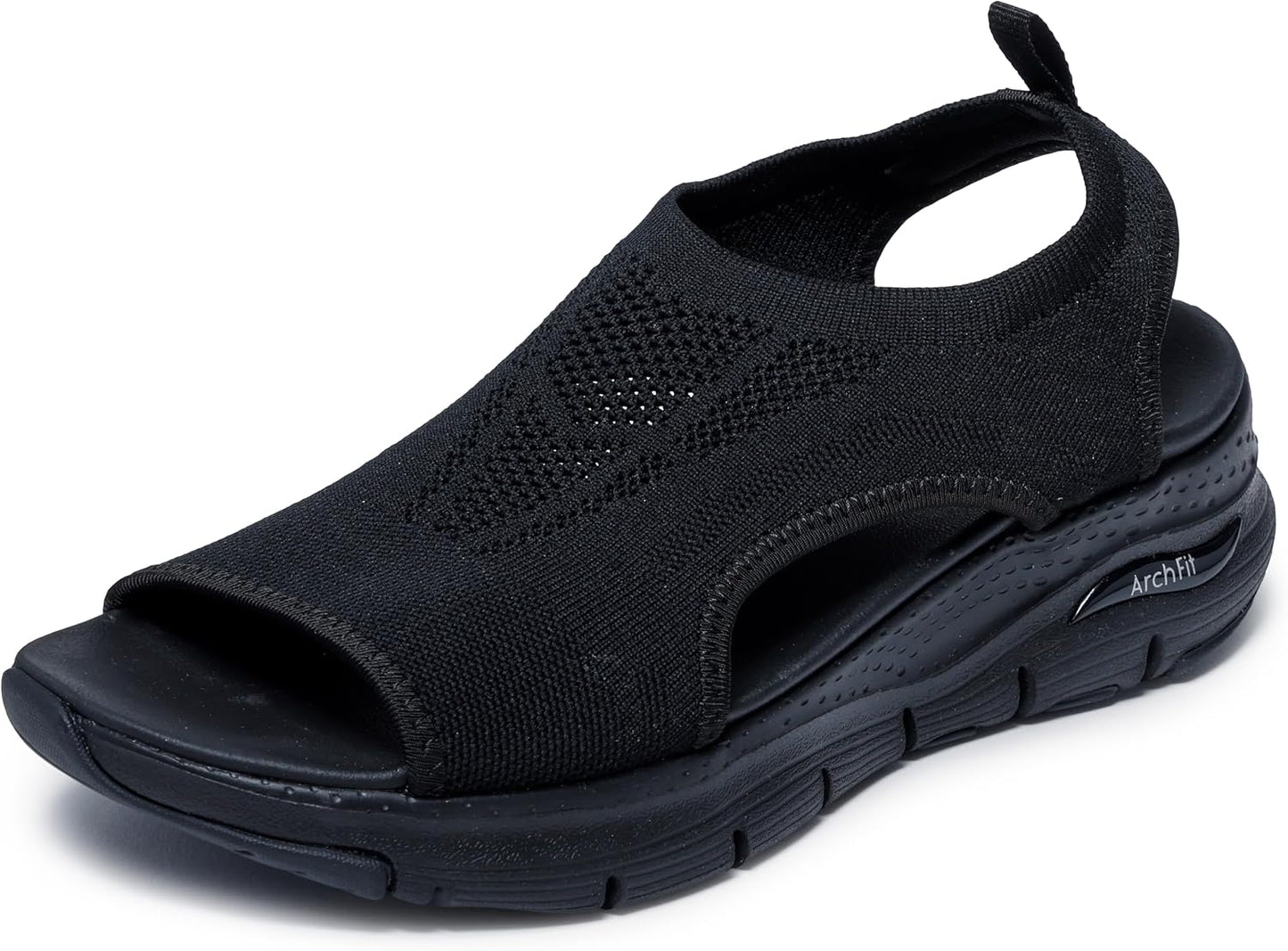 Skechers Women's Arch Fit-City Catch Knit Slip-On Sandals Review