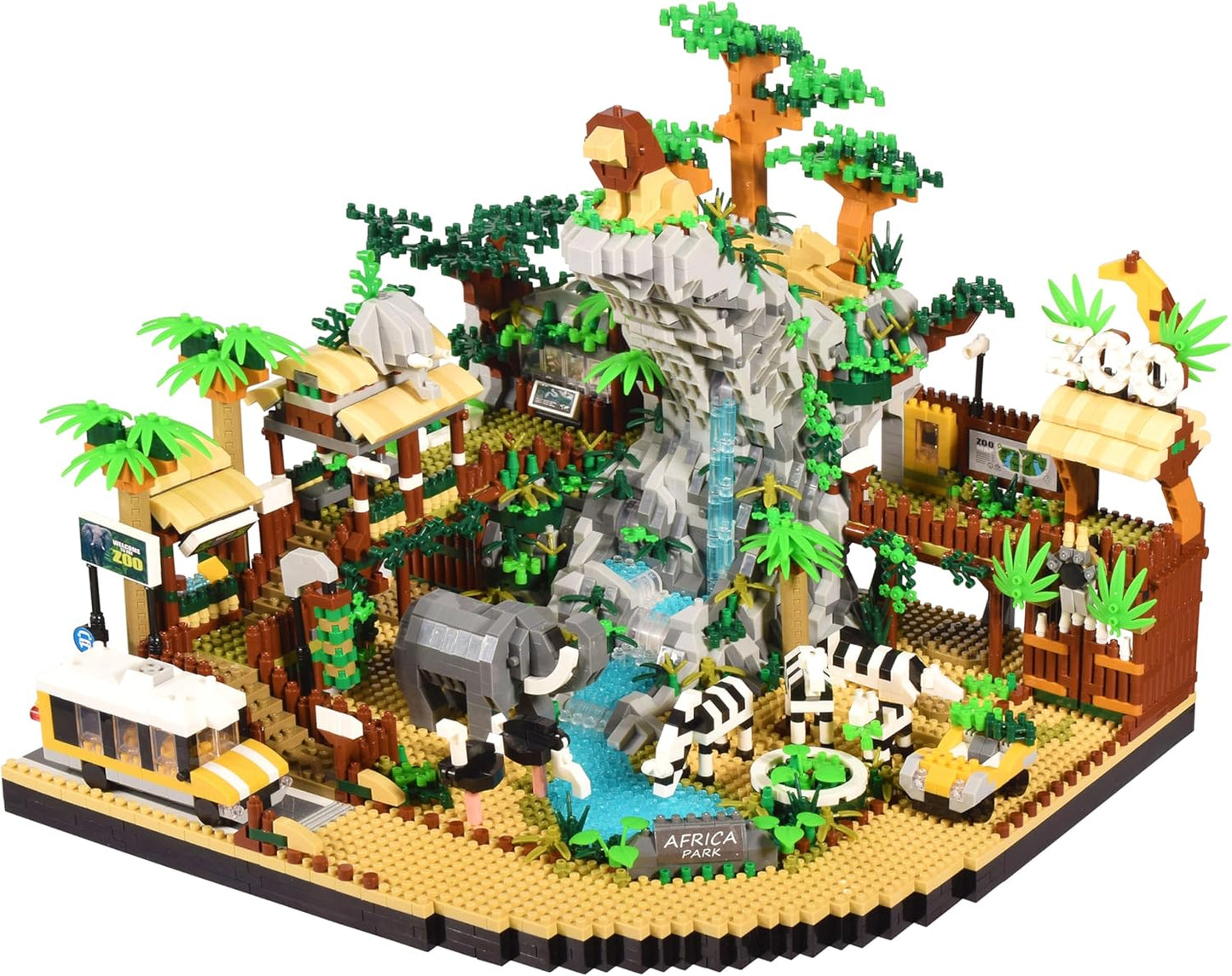 4800PCS Zoo Architecture Building Blocks Set - Fun for All Ages!