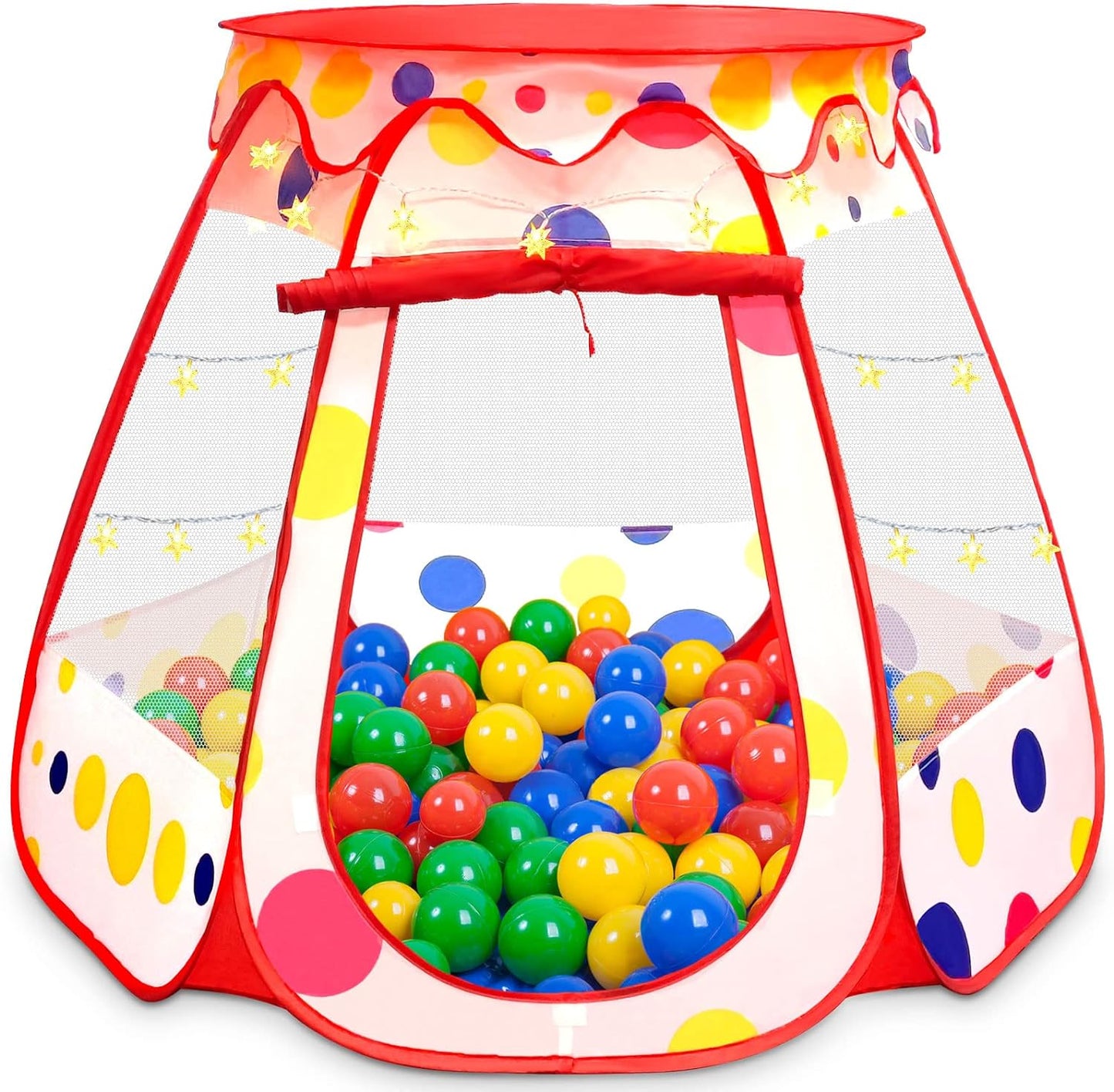 PopUp Princess Tent with LED Star Lights by TIKTENT