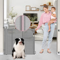 56 in Retractable Baby Gate for Stairs - Reinforced Mesh Safety