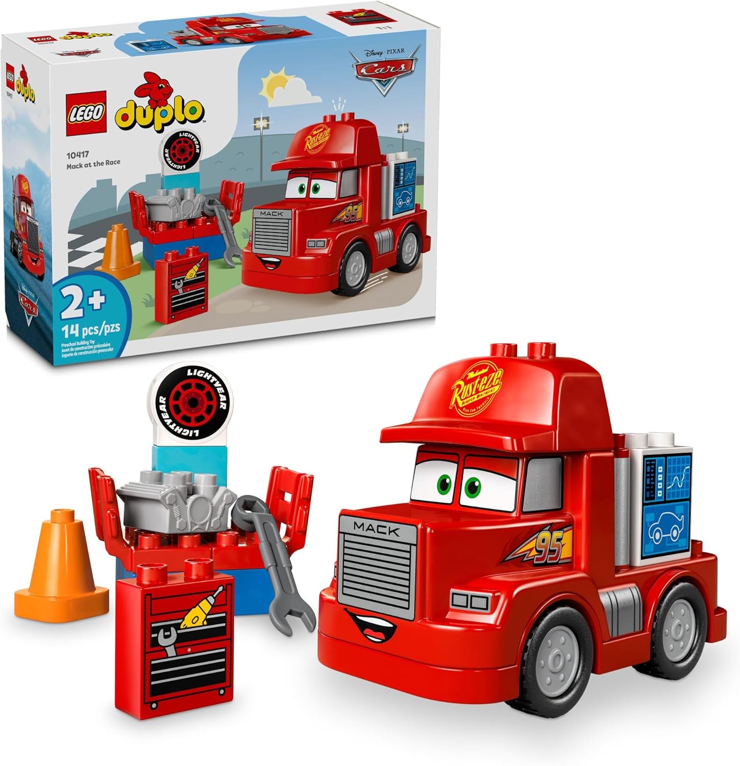 Disney Pixar Mack - Educational Race Cars Gift Set