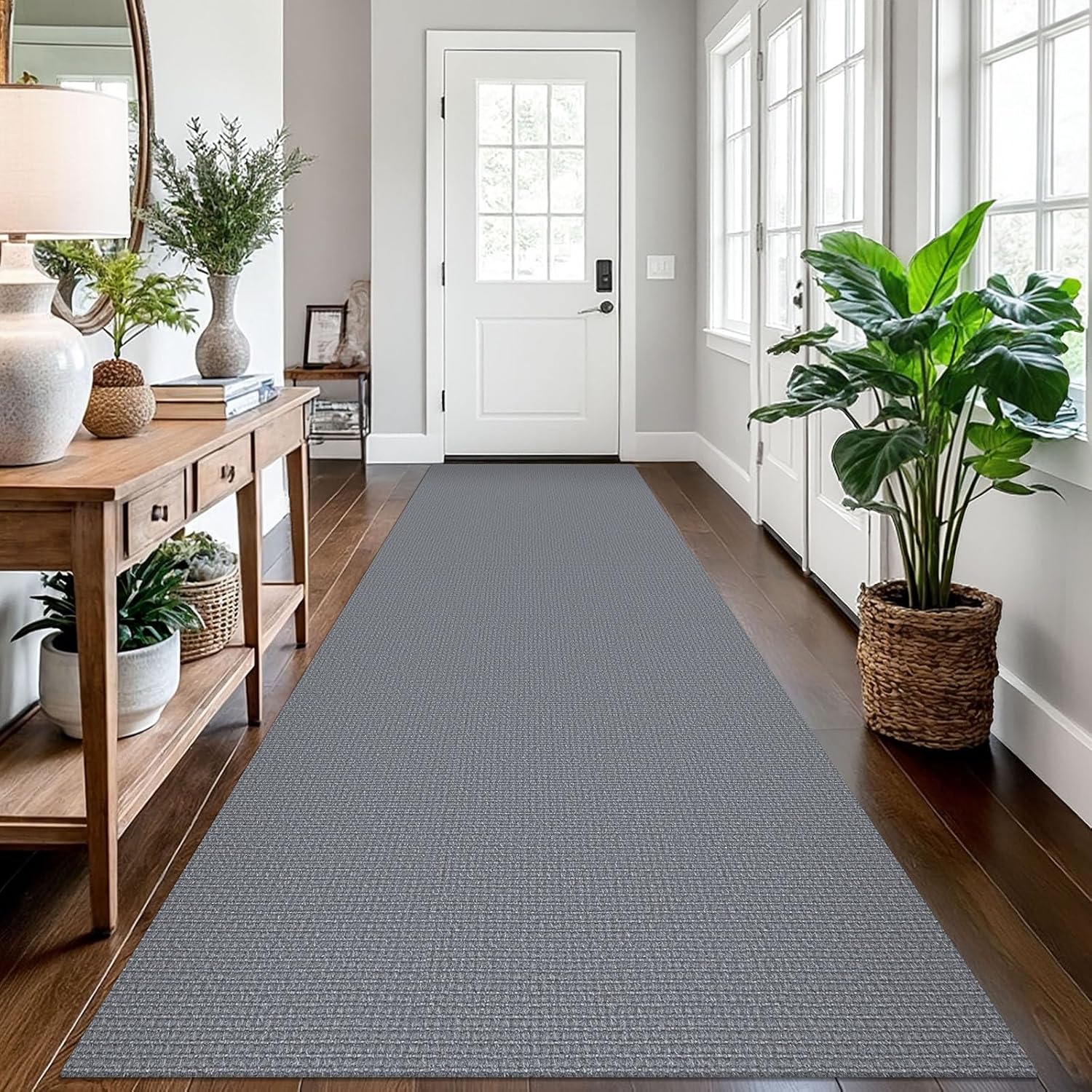 EARTHALL Long Runner Rug 3x12 Ft Non Slip for Hallways