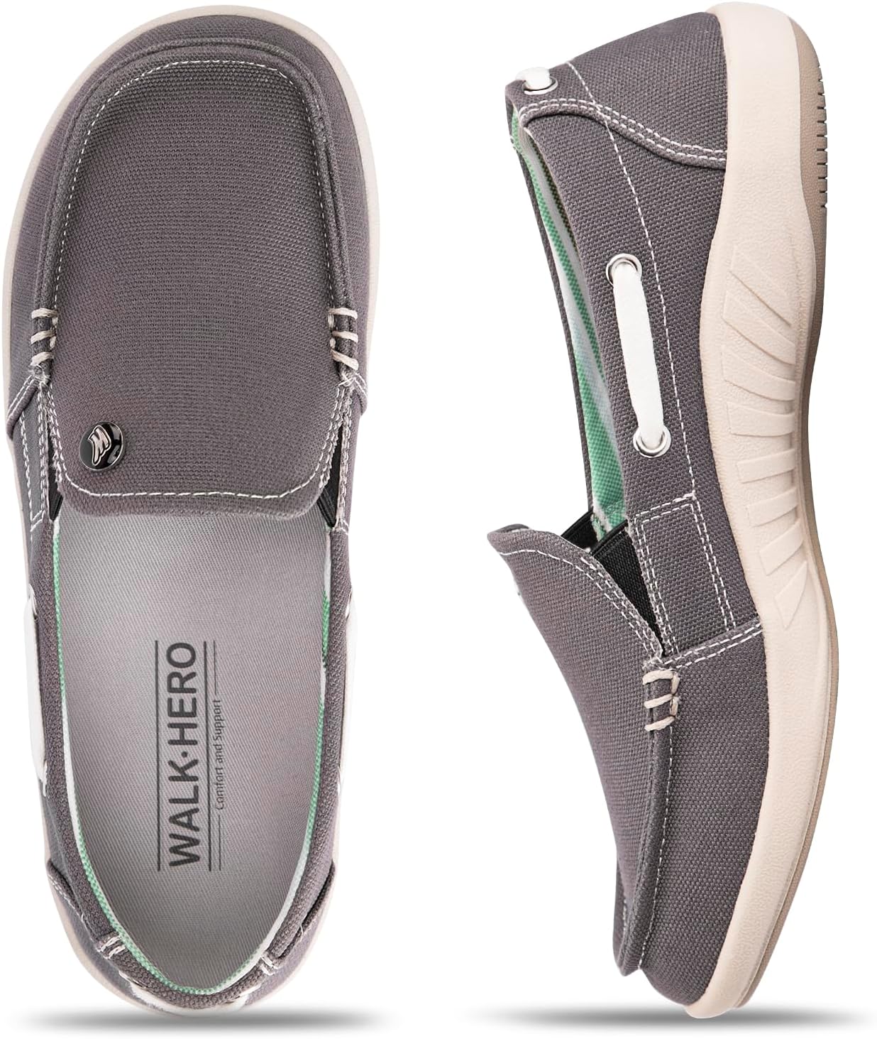 Womens Slip On Shoes with Arch Support for Daily Walking