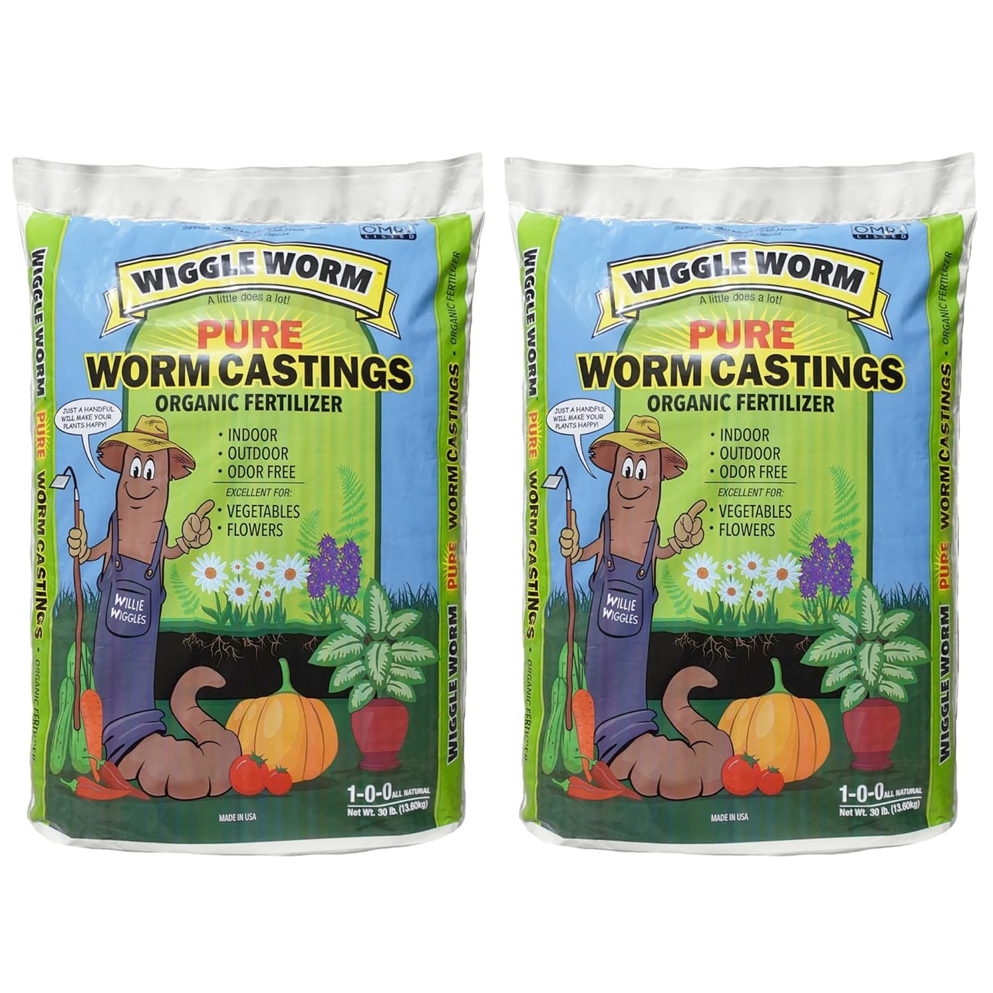 100% Pure Organic Worm Castings Fertilizer for Healthy Plants