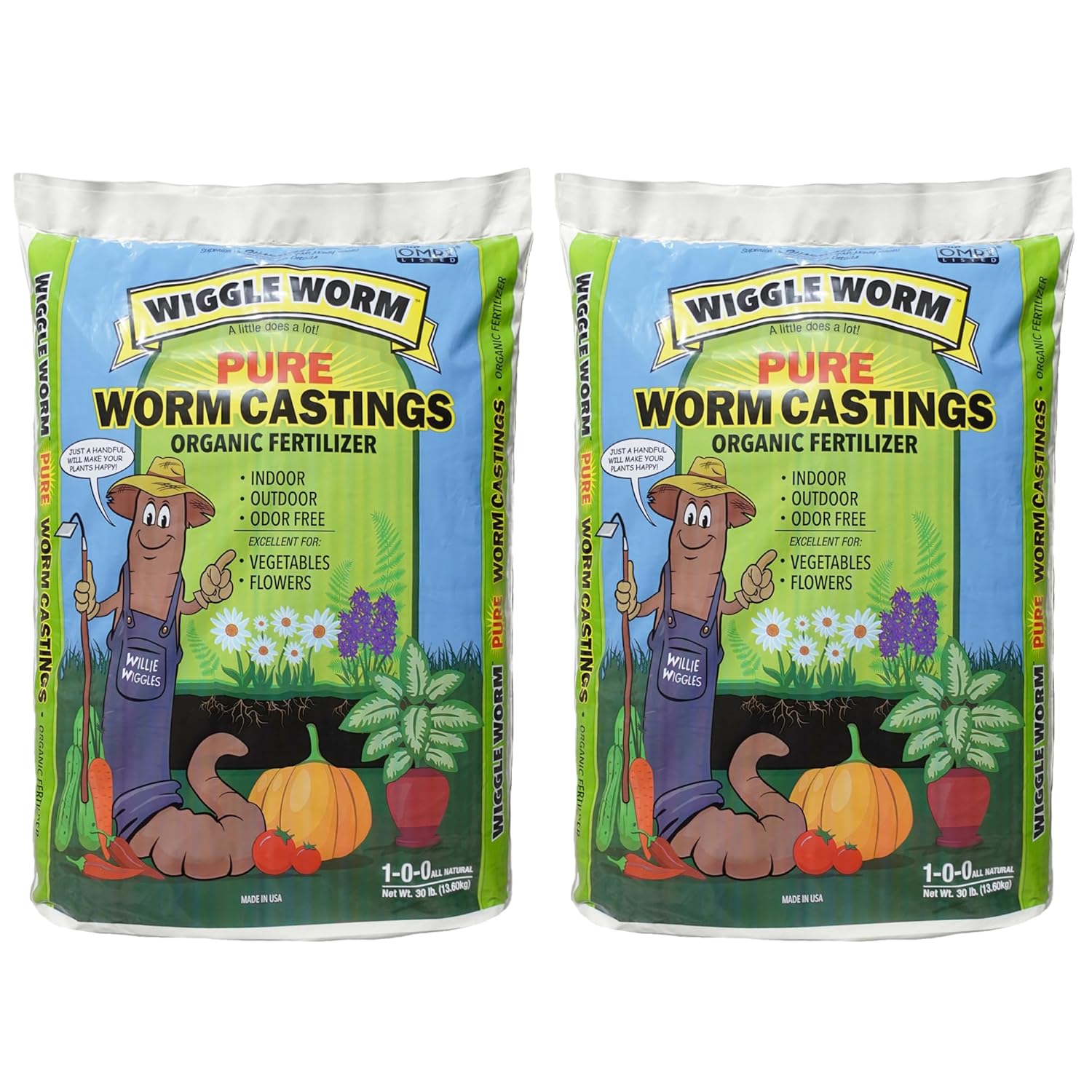 100% Pure Organic Worm Castings Fertilizer for Healthy Plants