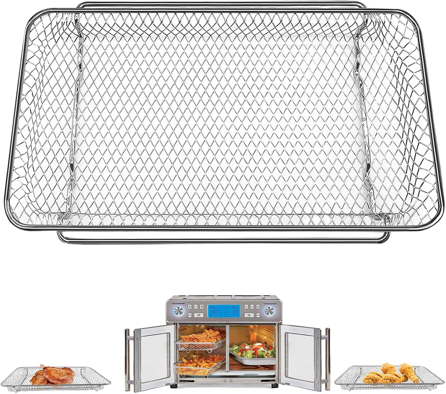 Non-Stick Mesh Air Fryer Basket Replacement for Emeril Lagasse Oven
