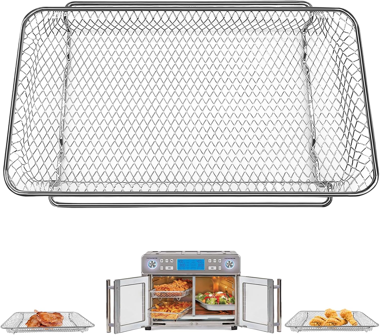 Non-Stick Mesh Air Fryer Basket Replacement for Emeril Lagasse Oven