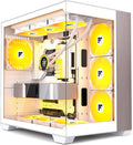 M9 PC Case Walnut Wood Front Panel - ATX Mid-Tower, Panoramic Glass