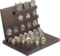 PiaoHao Challenge Coin Display Stand Military Coin Holder - Holds 80