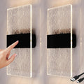 LED Touch Control Wall Lamp 2 Pack - USB Rechargeable Warm 3000K