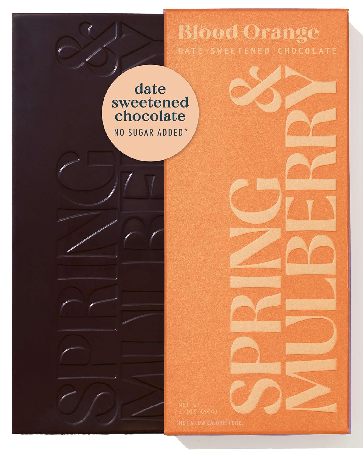 Spring & Mulberry Dark Chocolate Bars - Healthy Date-Sweetened Treats
