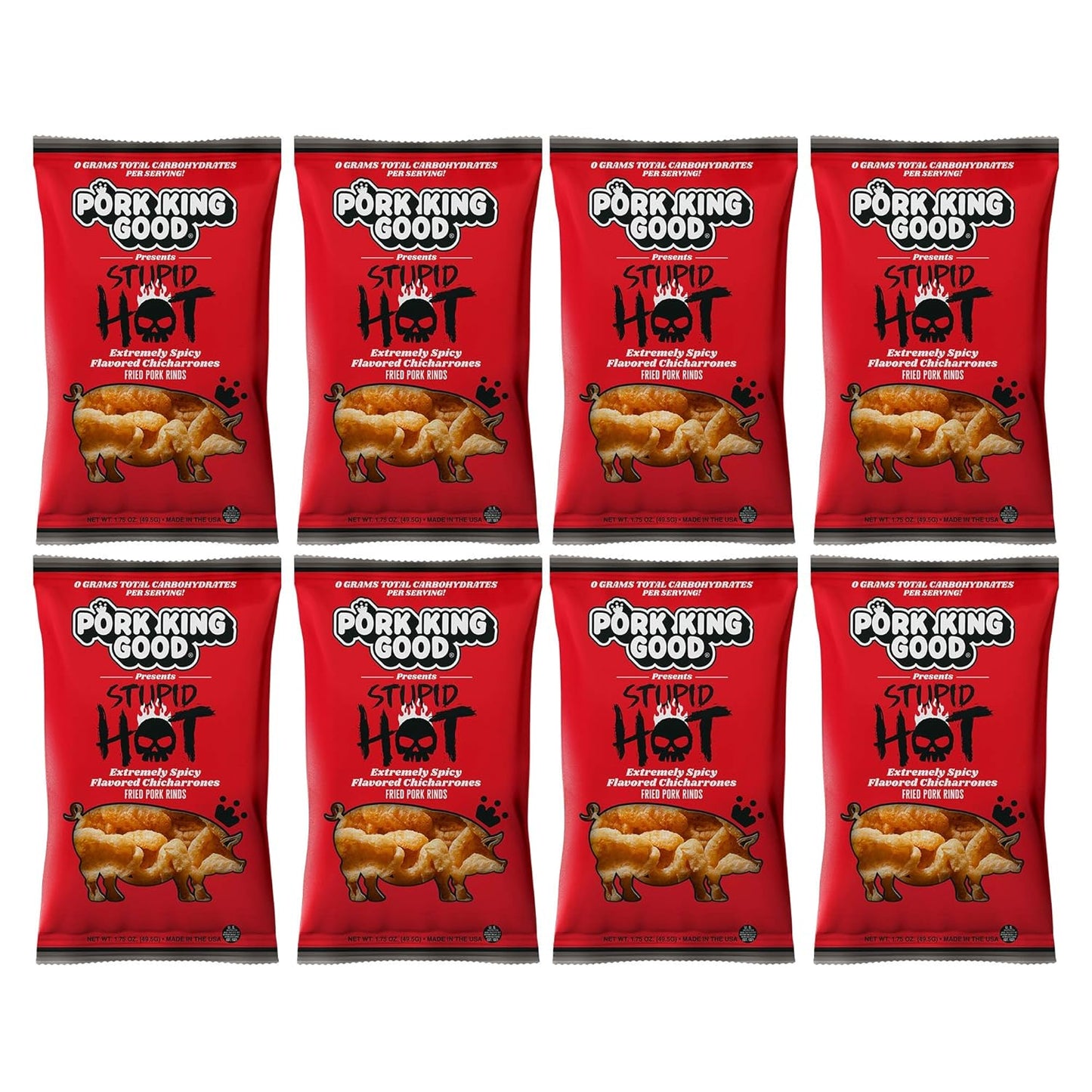 Stupid Hot Pork Rinds - The Ultimate Spicy Snack Experience