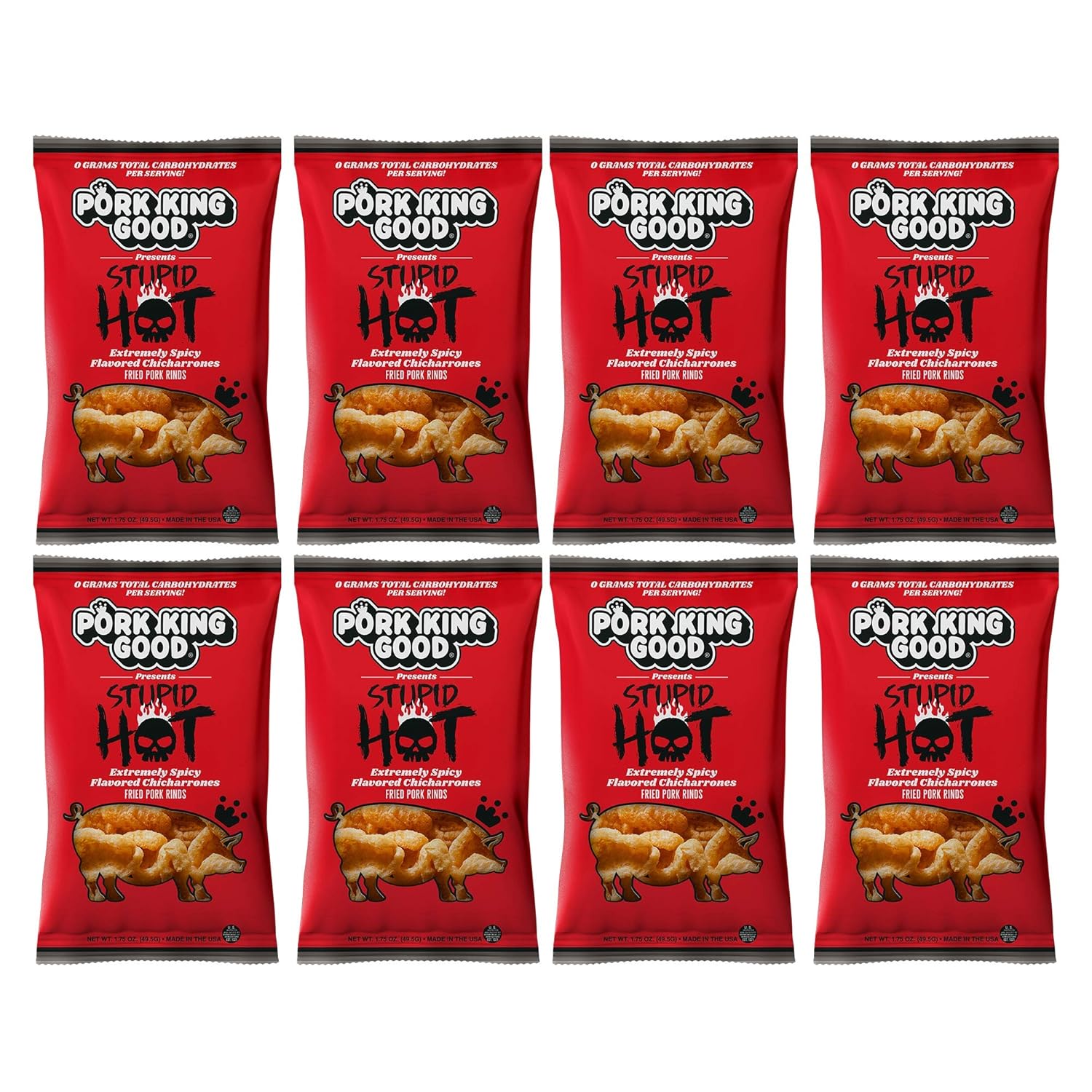 Stupid Hot Pork Rinds - The Ultimate Spicy Snack Experience