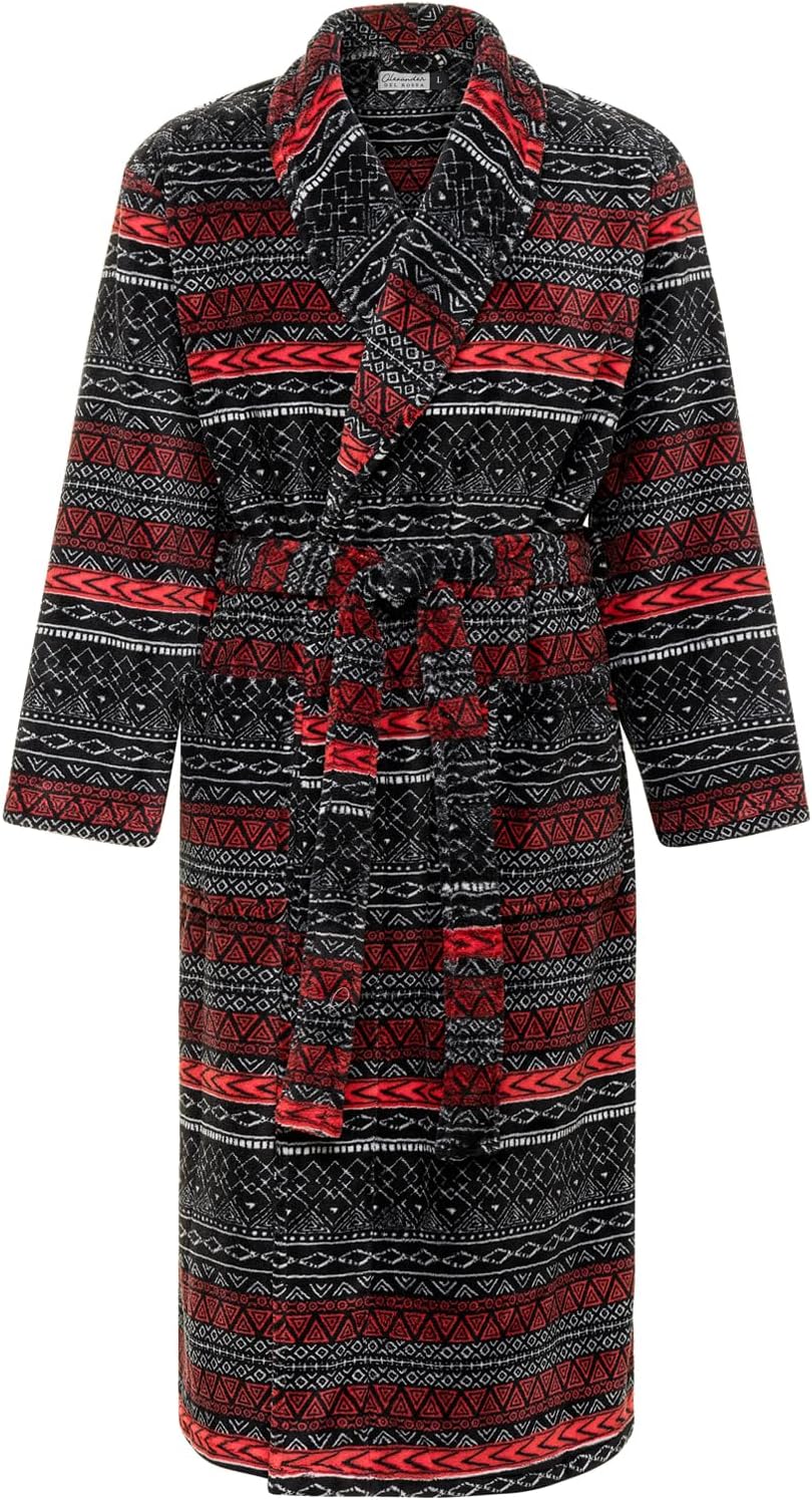 Luxurious Plush Bathrobe for Men - Warm and Comfortable Fleece