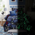 Kids Comforter Set Full Size for Boys with Glow in The Dark Design