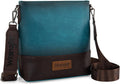 Wrangler Crossbody Purses for Women Two Tone Crossbody Bags - Everyday