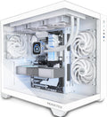 MUSETEX Y6 270 Full View Tempered Glass ATX Case - White - Clean