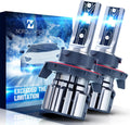 H13 9008 Bulbs 6500K Xenon White - 600% Brighter Plug & Play