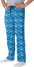 FOCO Men's NFL Team Logo Repeat Print Lounge Pants (Style ZSTZ)