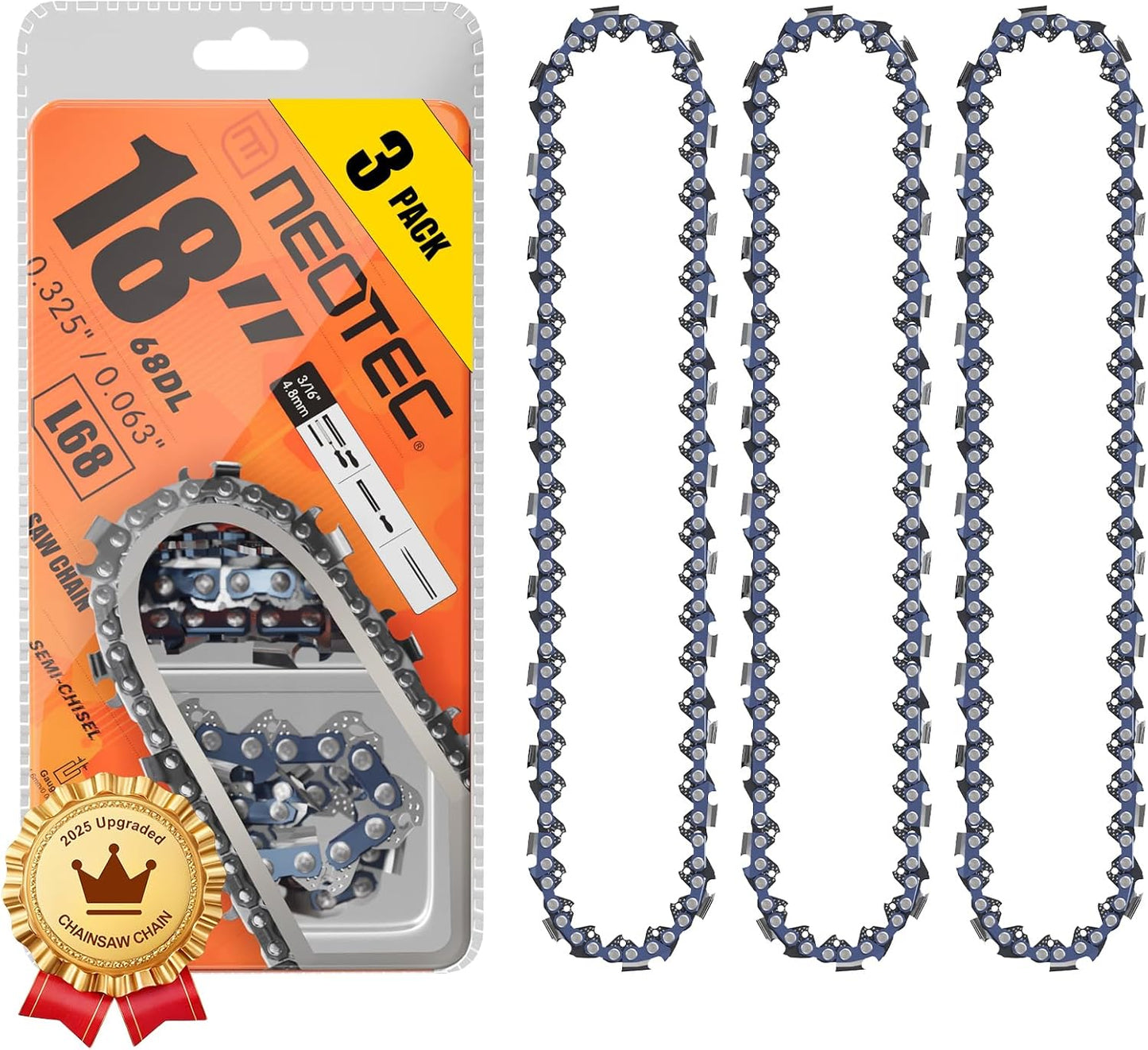 Stihl Chainsaw Chain Replacement 18 Inch .325 Pitch .063 Gauge