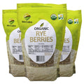 McCabe Organic Rye Berries 2 Lbs Pack of 3 - Whole Rye Berries