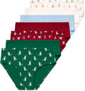 Girls Organic Cotton Briefs 7 Pack - Soft Tagless Comfort underwear