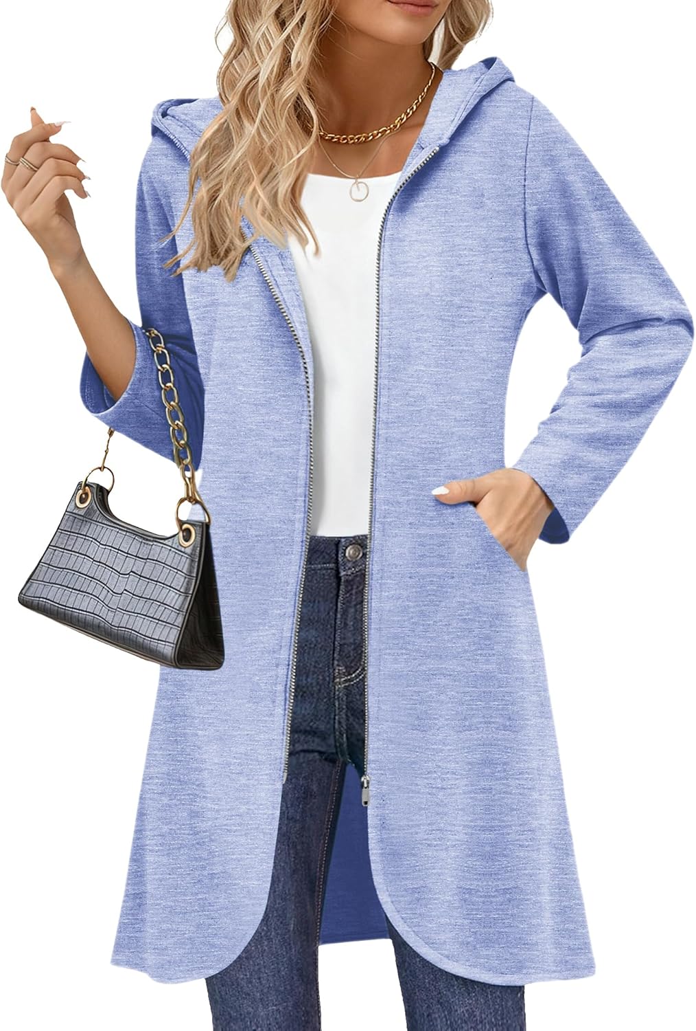 Zeagoo Women's Fall Jacket Zip Up Hoodies for Cozy Style