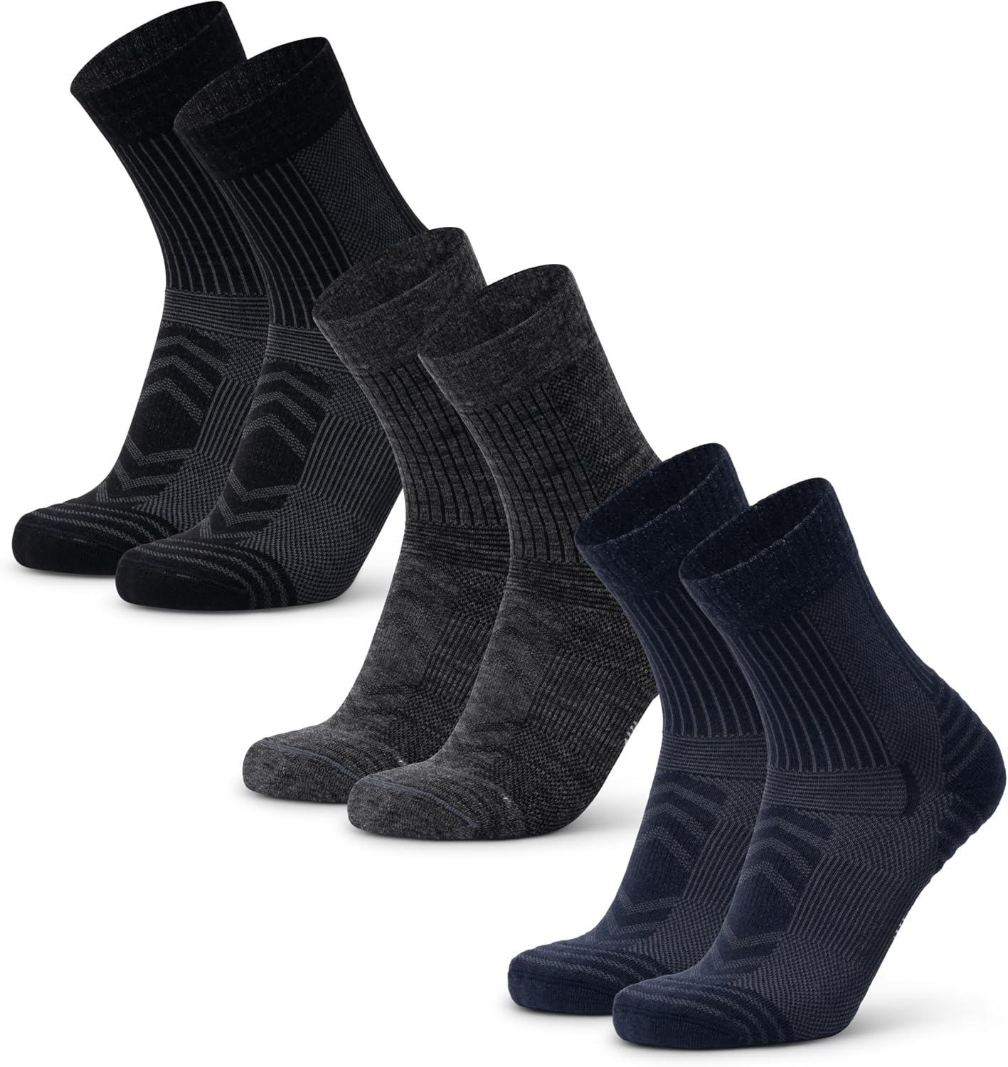 DANISH ENDURANCE Light Hiking Socks for Comfort and Performance