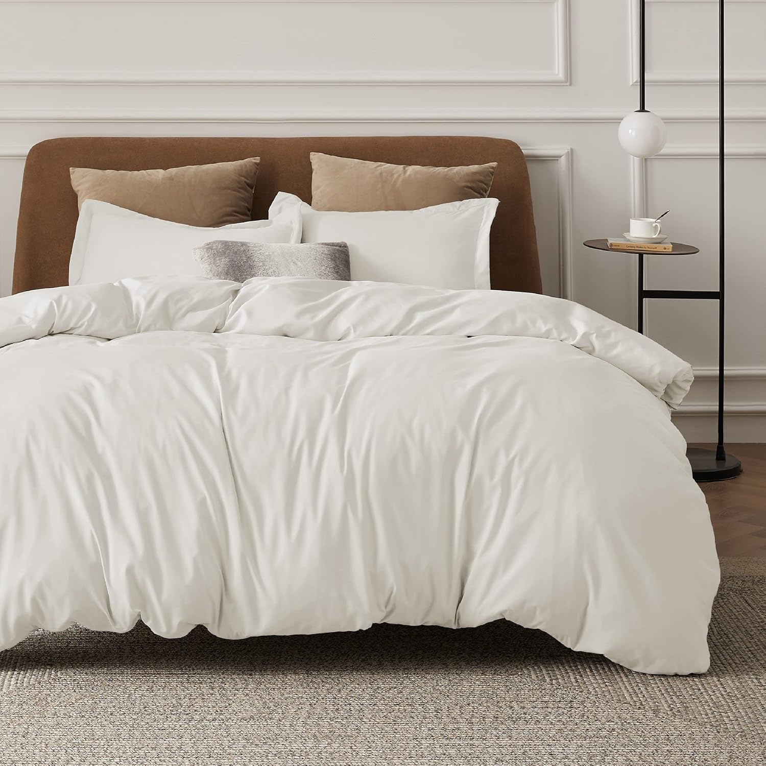 Bedsure King Size Duvet Cover Set - Soft Double Brushed Bedding