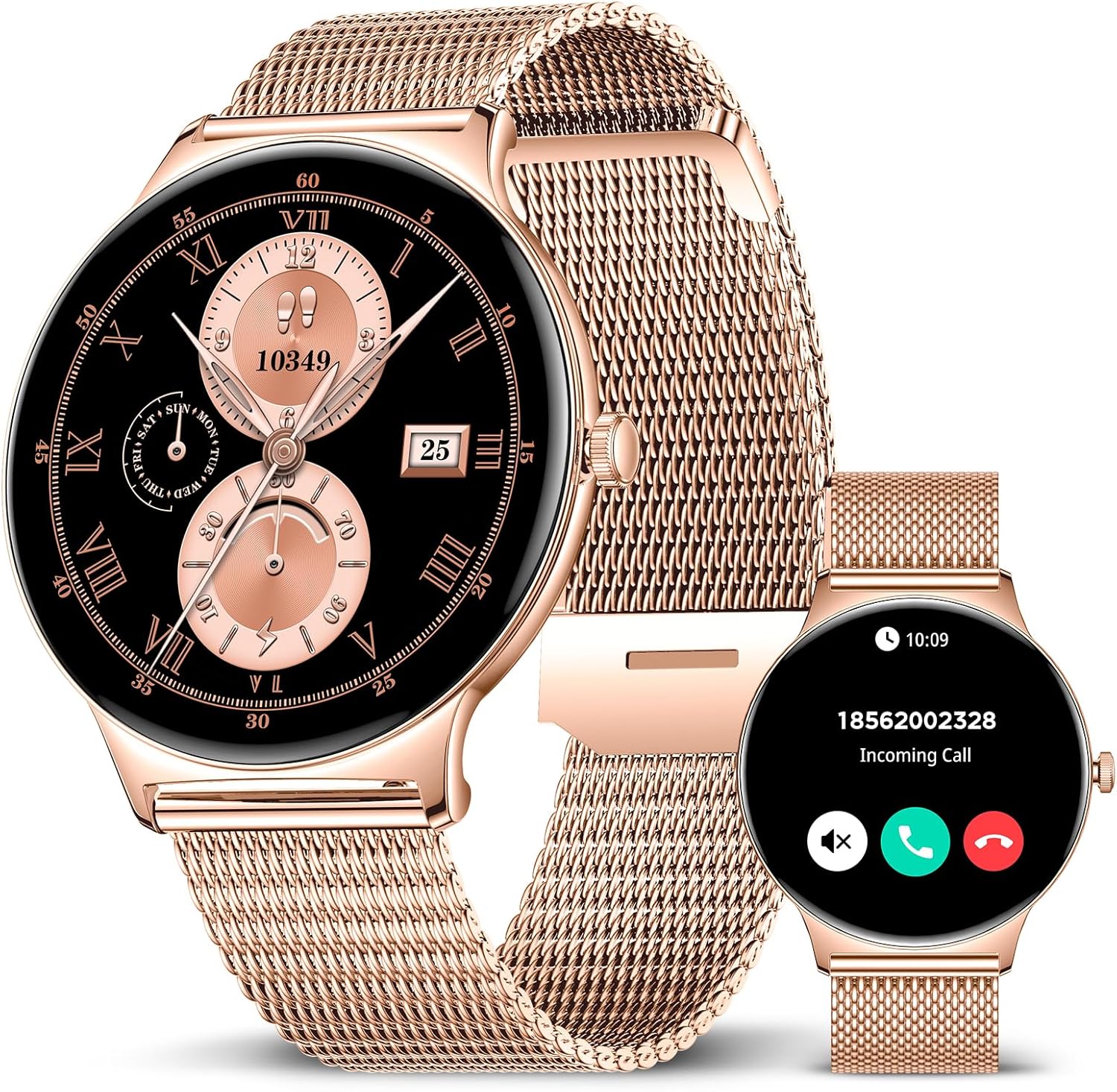SOUYIE Smartwatch: Answer Calls, Track Health, 100+ Sports Modes