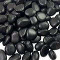 20 lbs Black River Rocks for Landscaping - Decorative 1-2 in Pebbles