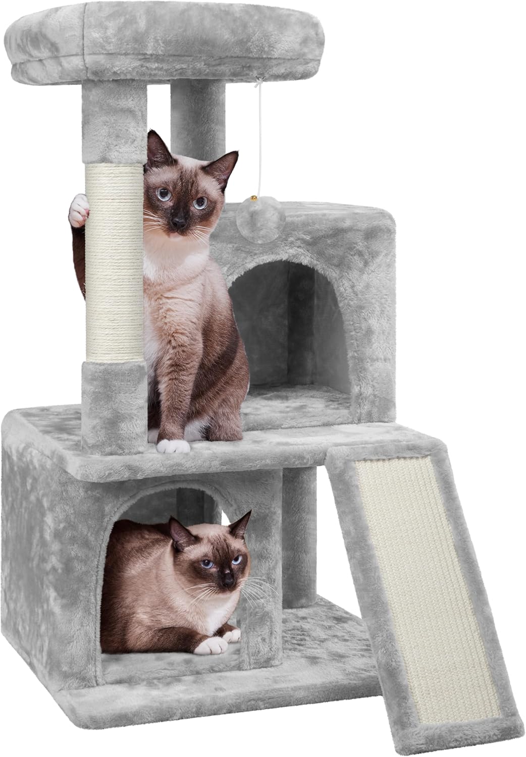 Yaheetech Cat Tree for Indoor Pets, 36in Tower Condo Structure