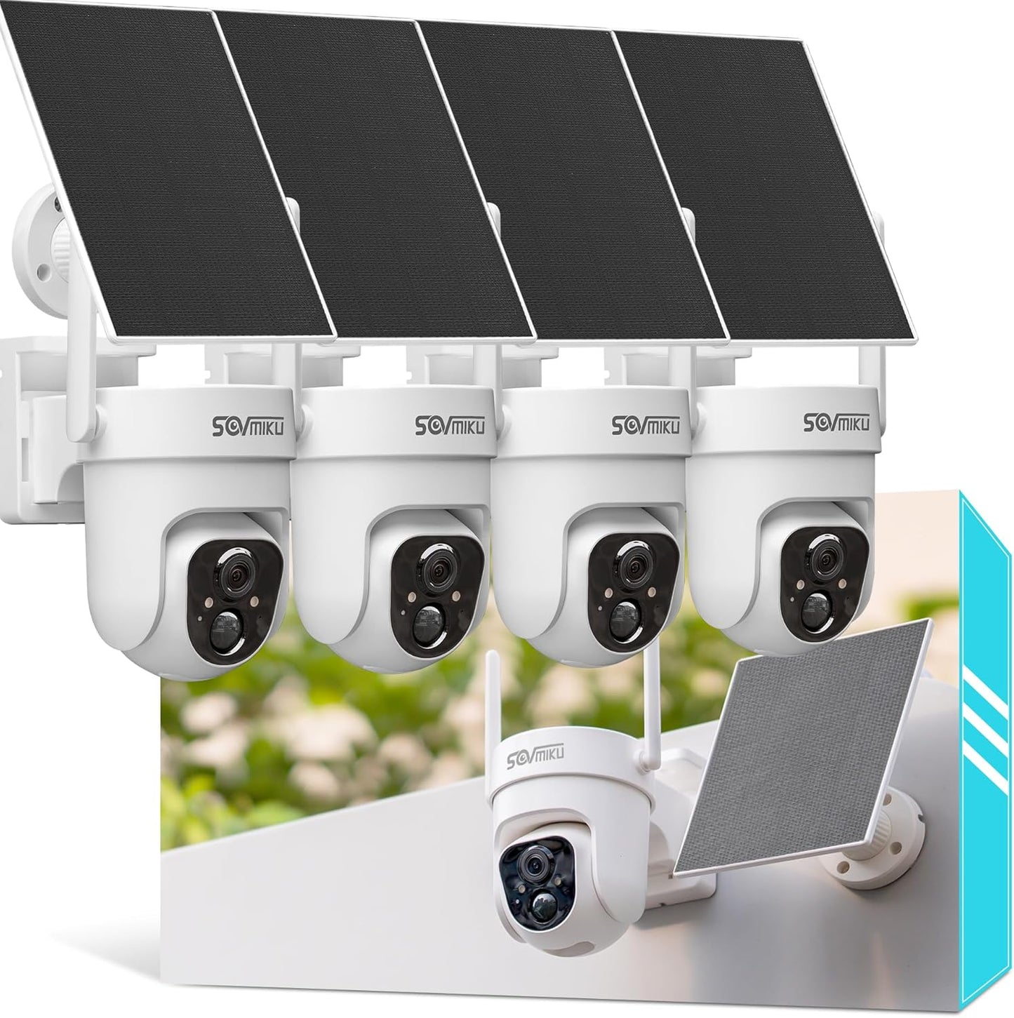 Vicohome 2K AI Solar Security Camera: Wireless Outdoor Protection