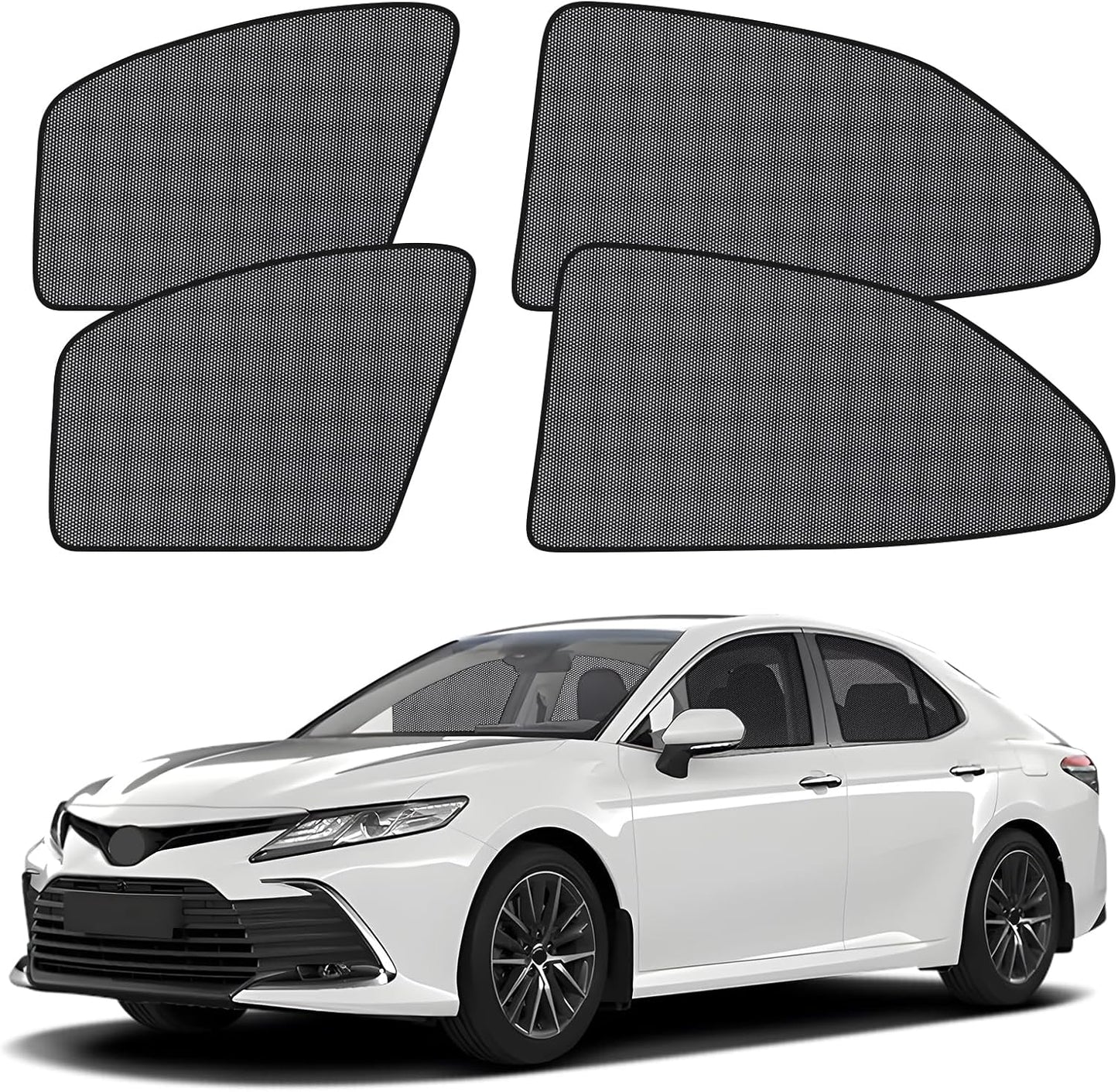 XCBYT Car Window Shades for 2018-2024 Toyota Camry - 4 Pack