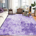 Washable Area Rugs 9ftx12ft Non-Slip Modern Abstract - Soft, Machine