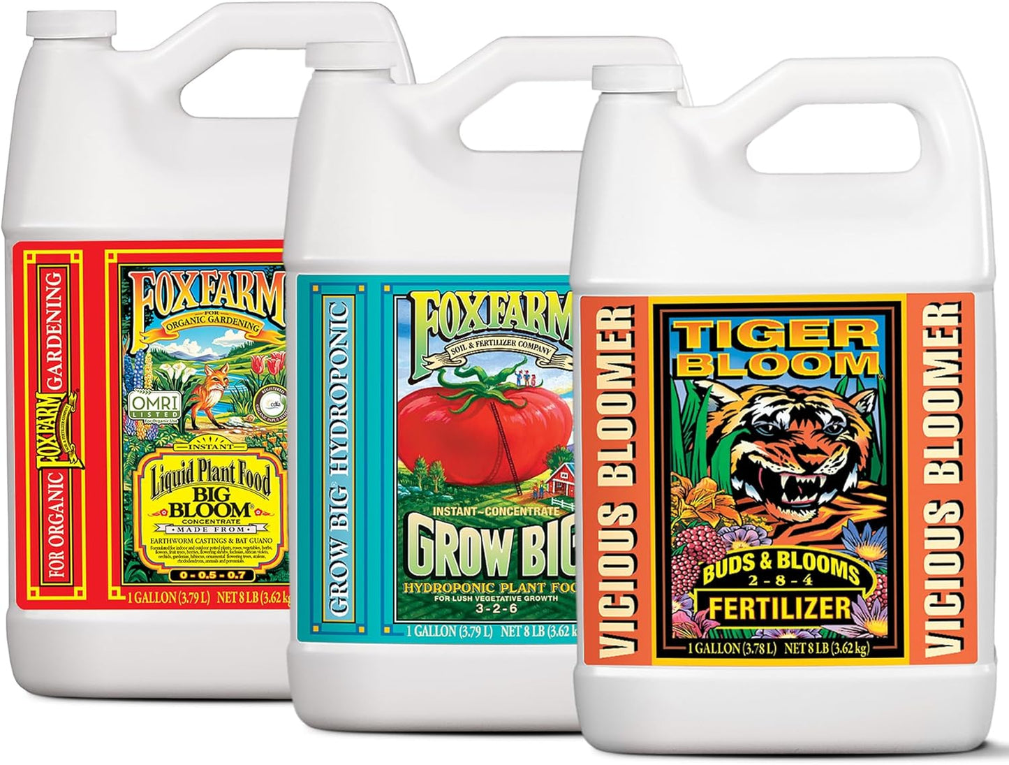 FoxFarm Liquid Nutrient Trio for Hydroponic Gardening Success