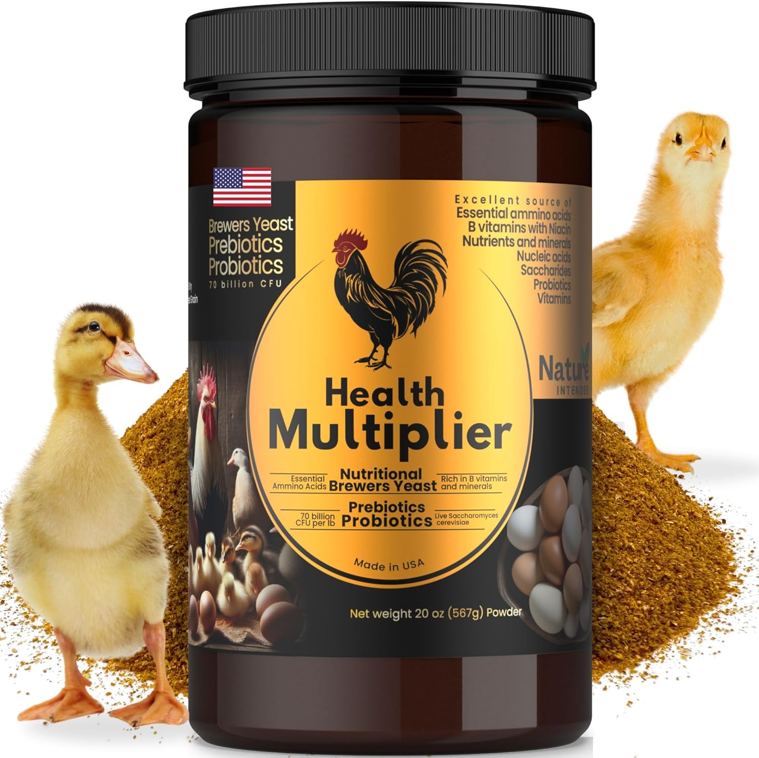 Brewer's Yeast Supplement for Ducks, Chickens and Poultry Health