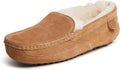 Fireside Men's Melbourne Shearling Moccasin Slipper - Warm, Durable