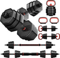 KeppiFitness Adjustable Dumbbell Set 4-in-1 - Compact Home Strength