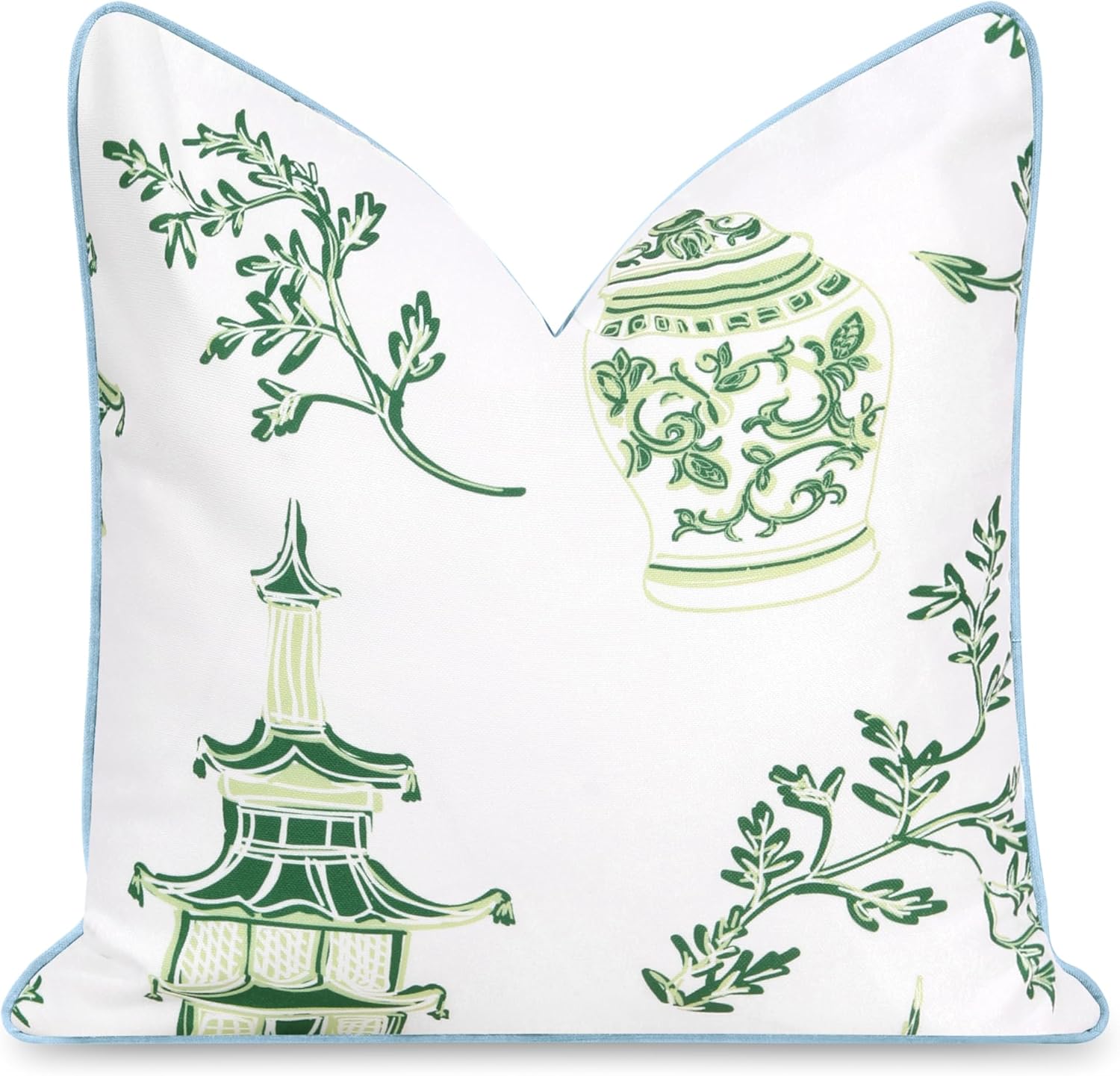 Hofdeco Premium Coastal Throw Pillow Cover for Indoor Outdoor