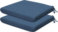 Honeycomb Outdoor Heritage Seat Pads Set of 2 - Textured Pacific Blue