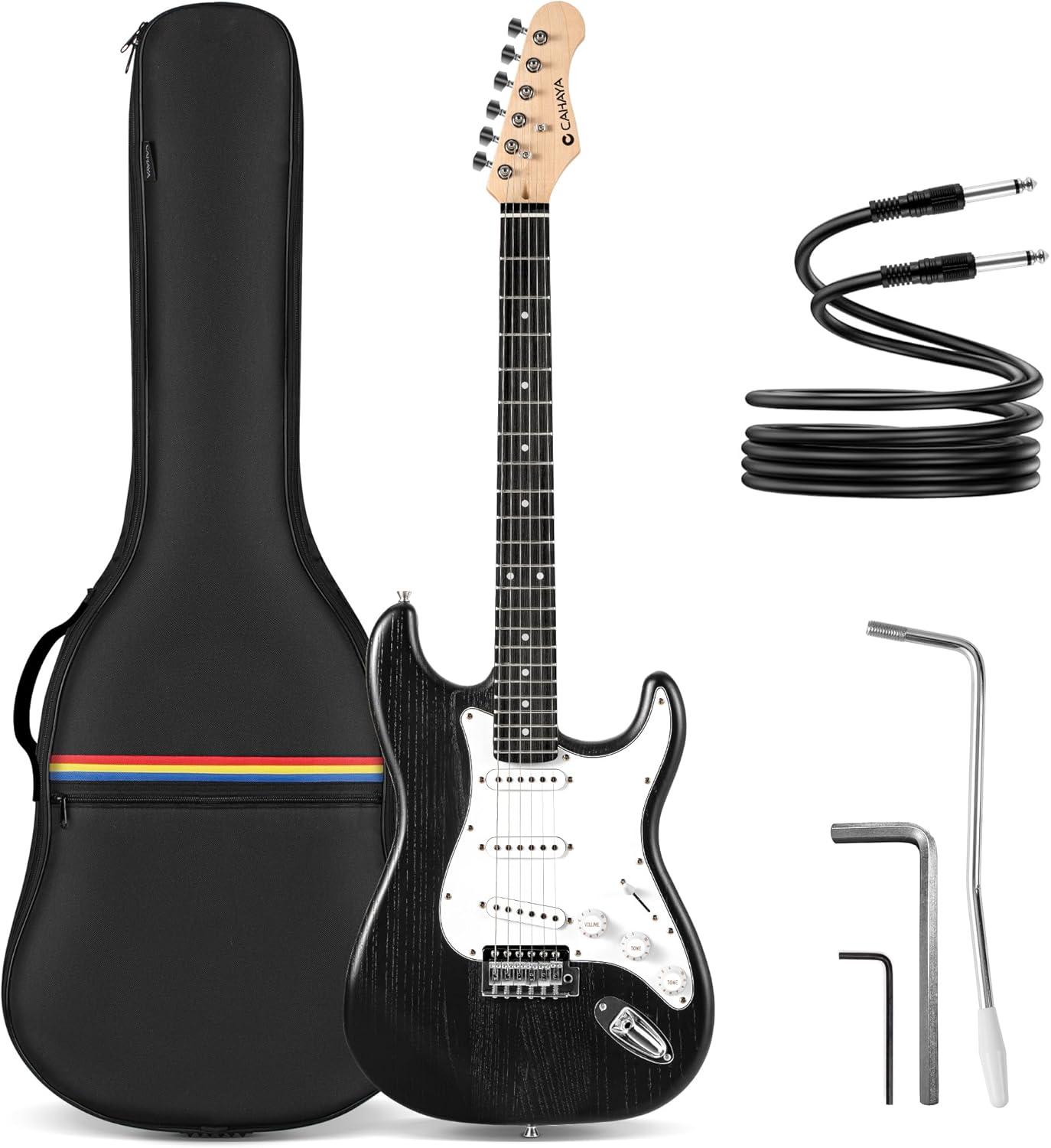CAHAYA Electric Guitar for Beginners: 39 Solid Body Kit