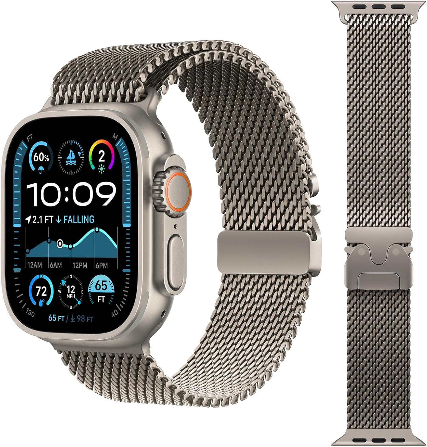 Milanese Loop Band for Apple Watch Ultra 2 and Series 10 Styles