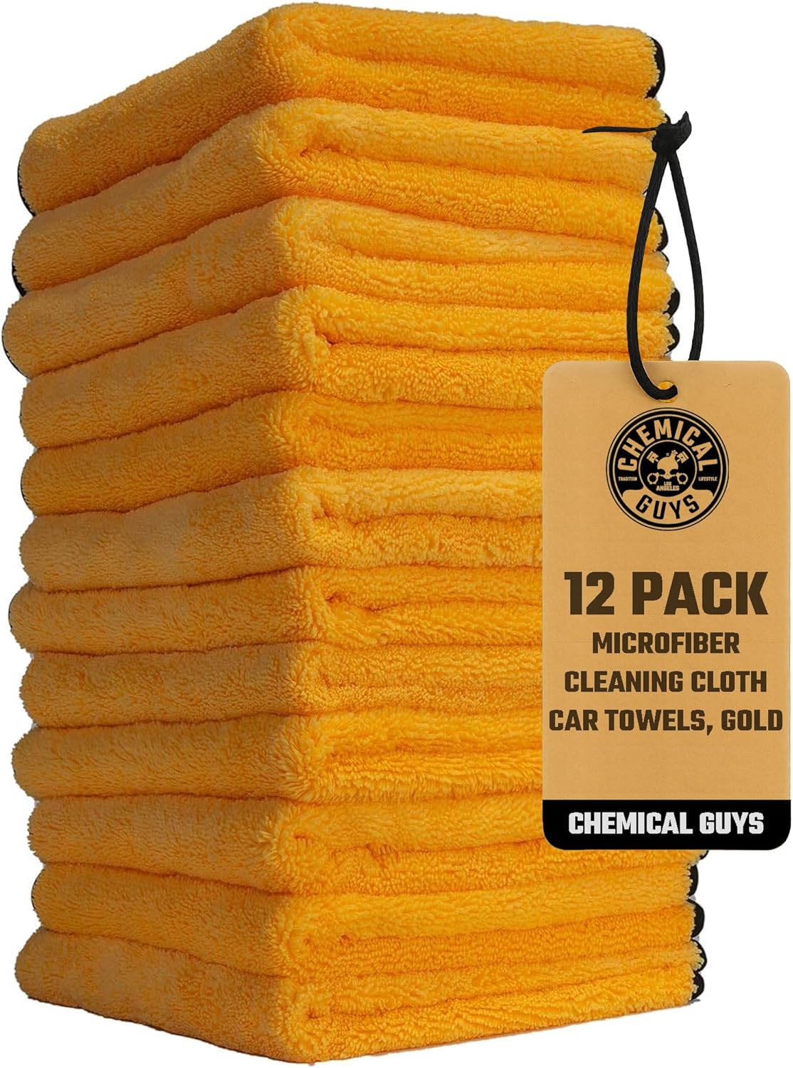 Professional Grade Microfiber Towels for Cars - 12 Pack