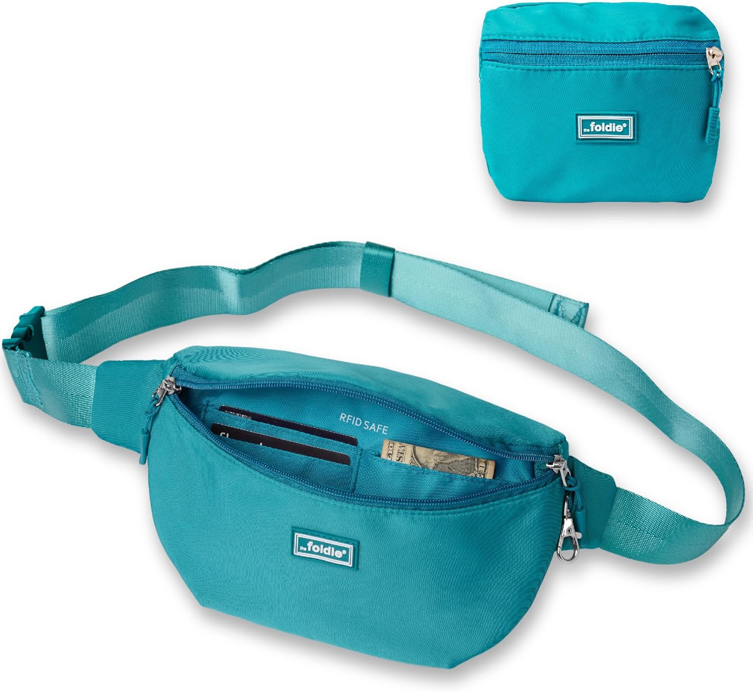 Foldie Foldable Crossbody Bag - Anti-Theft RFID-Safe Fanny Pack