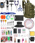 Fishing Tool Kit 112pcs Fishing Gear & Equipment - Complete Lure Set