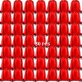 Red Drawstring Backpack 50-Pack - Bulk Gym and Event Bags