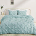 Soft Lightweight Queen Comforter Set, All-Season - Spa Blue