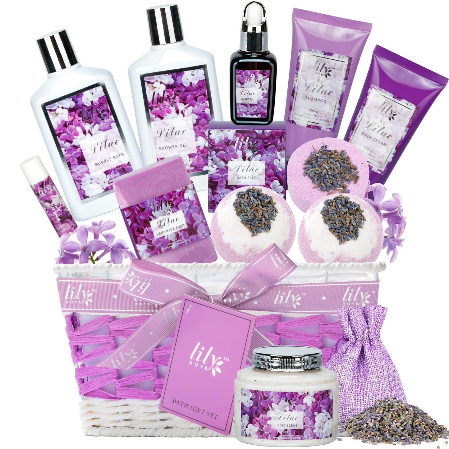 Luxury 18-Piece Spa Gift Basket for Women - Perfect for All Occasions