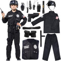 SWAT Officer Costume for Boys Ages 5-12 - Full Role Play Set